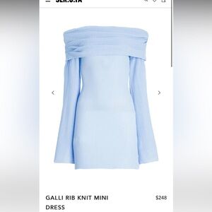 SEROYA rib knit galli mini dress - worn once!!!!